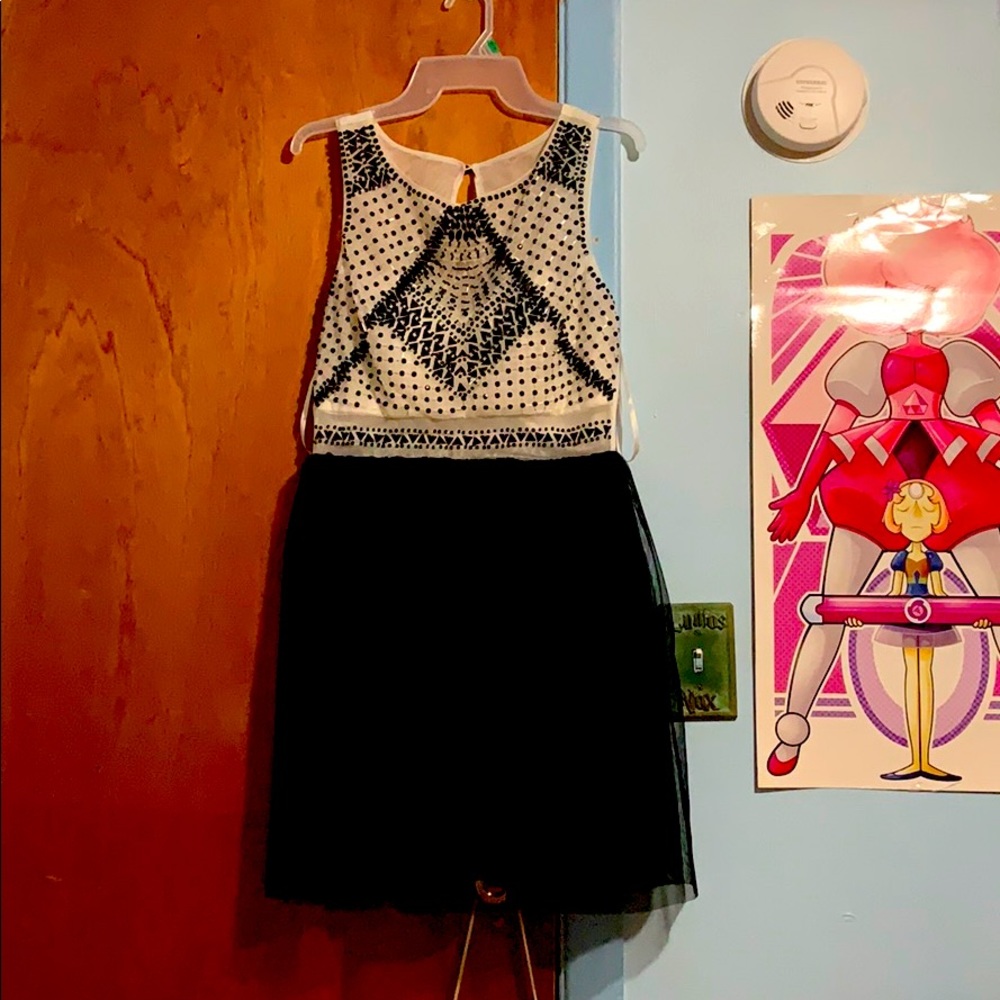 Black and white dress!